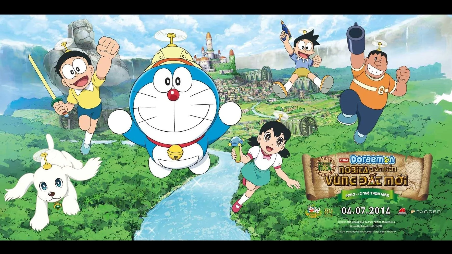 Doraemon: Nobita Thám Hiểm Vùng Đất Mới – Peko và 5 Nhà Thám Hiểm